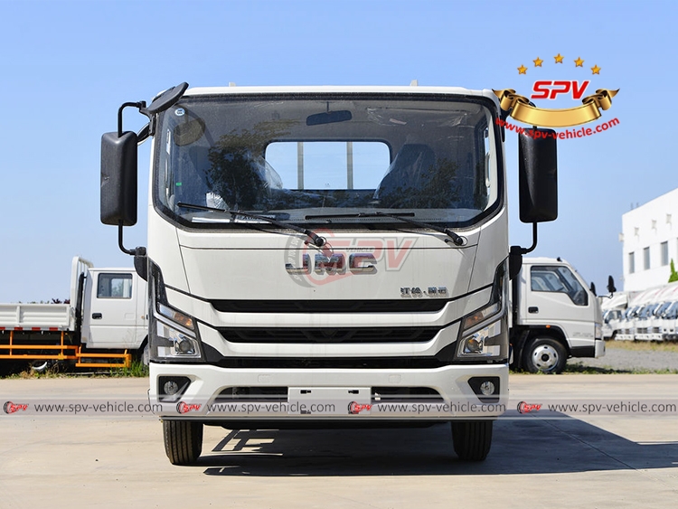 JMC Flatbed Logistics Truck - Front Side